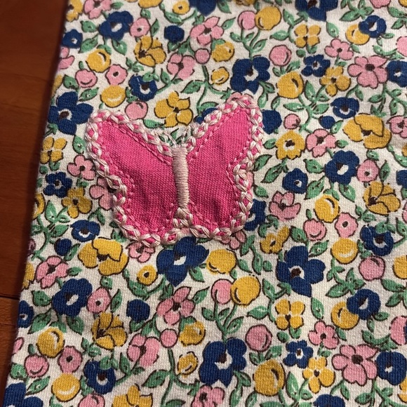 NWOT Mini Boden Floral Butterfly appliqué Leggings size 11-12y - Picture 3 of 9